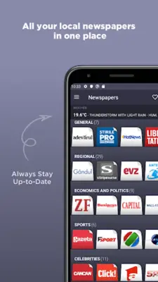Romanian Newspapers android App screenshot 8